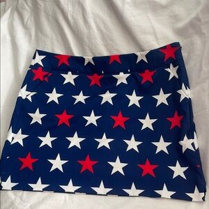 Loudmouth Star-Patterned Blue Skort